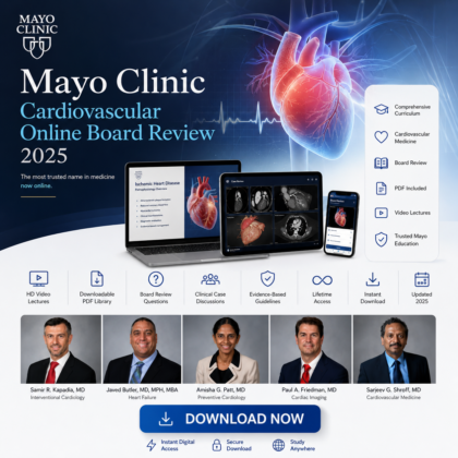 Mayo Clinic Cardiovascular Online Board Review 2025