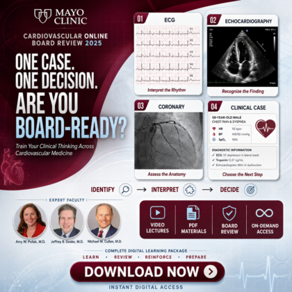 Mayo Clinic Cardiovascular Online Board Review 2025