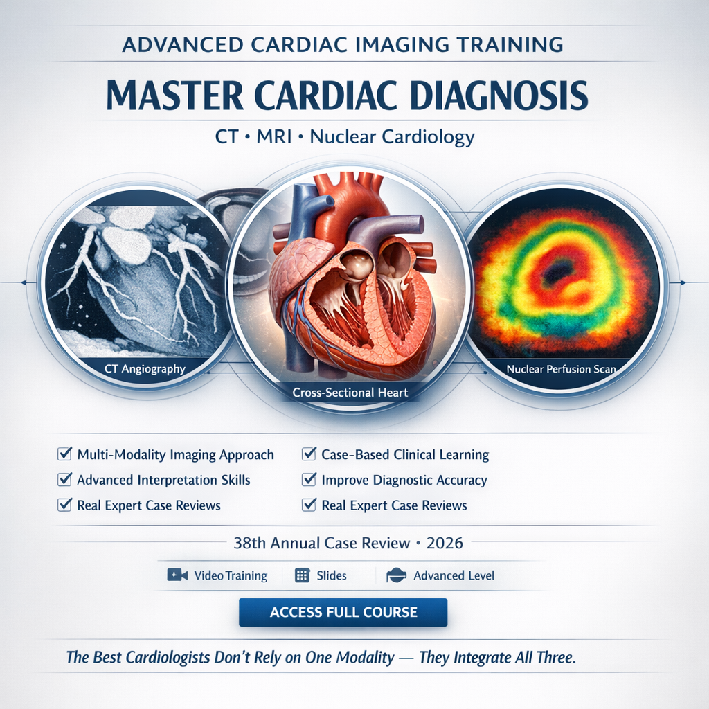 Cedars Sinai Advances in Nuclear Cardiology, Cardiac CT and Cardiac MRI 38th Annual Case Review with the Experts 2026