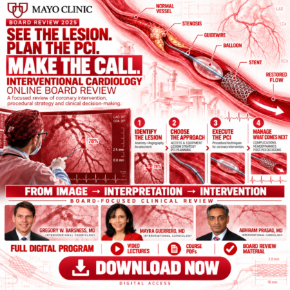 Mayo Clinic Interventional Cardiology Online Board Review 2025
